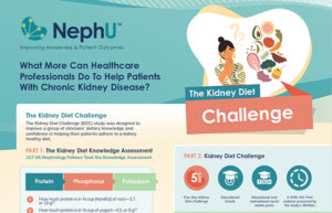 Infographic – What More Can Healthcare Professionals Do To Help Patients With Chronic Kidney Disease?