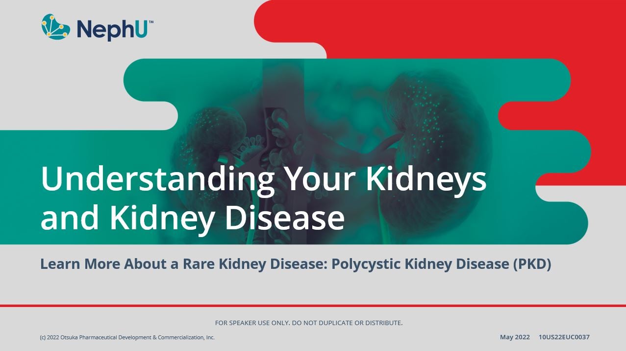 Understanding Your Kidneys & Kidney Disease NephU