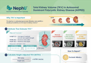 Infographic – Total Kidney Volume (TKV) In Autosomal Dominant Polycystic Kidney Disease (ADPKD)